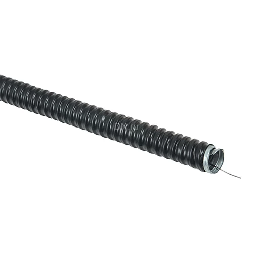 Металлорукава IEK Elasta МПГнг-LS с зондом, 10-50мм, материал - оцинкованная сталь, оболочка - ПВХ, длина бухты - 20-50м