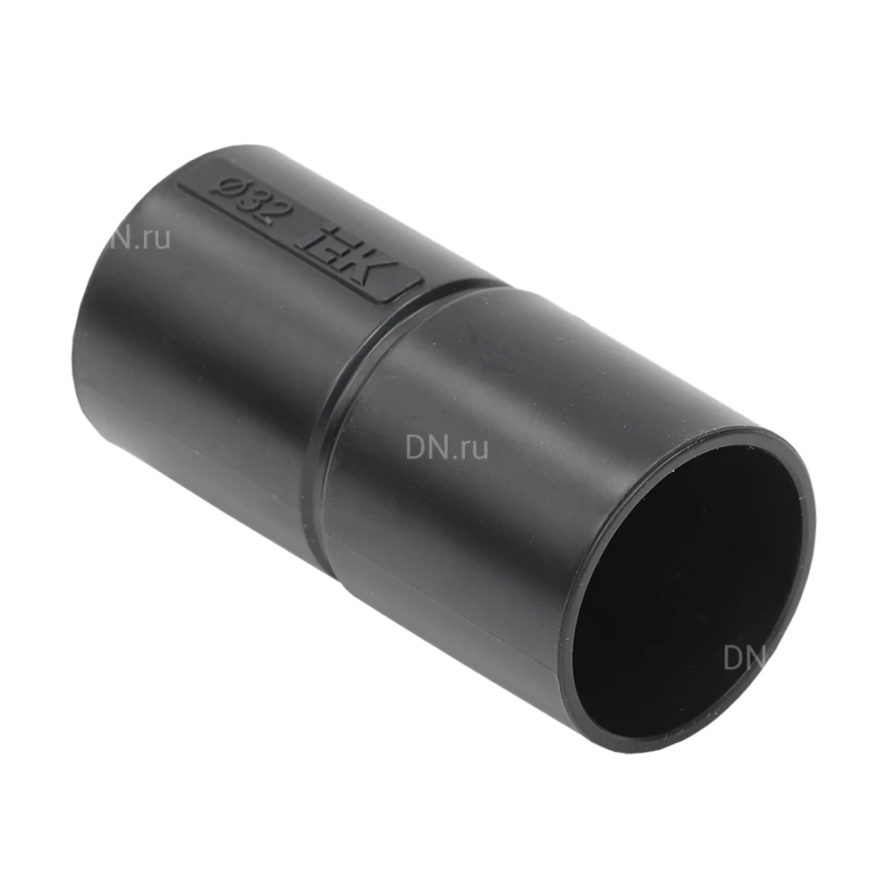 Муфта труба-труба IEK Elasta GIG Дн32 для жестких гладких труб, материал - ПВХ, цвет - черный CTA10D-GIG32-K02-025