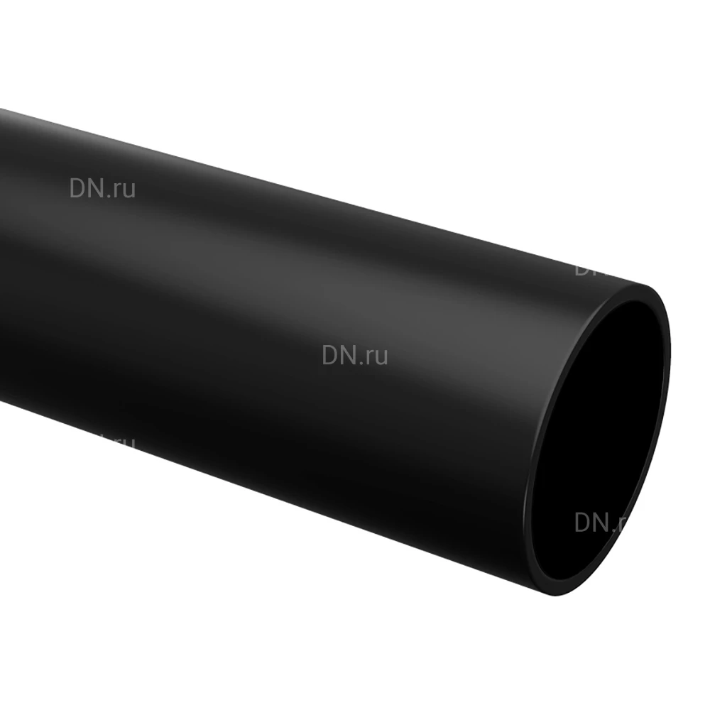 Труба гладкая IEK Дн40 жесткая тяжелая, внешний диаметр 40мм, материал - ПНД, длина 100м, цвет - черный CTR10-040-K02-100-1