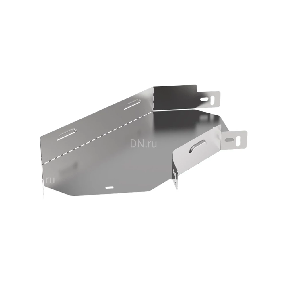 Поворот горизонтальный IEK ESCA 3 PG-90 50х200 90гр для кабельного лотка, корпус - сталь, цвет - светло-серый ES3-PG-90-050-200-06