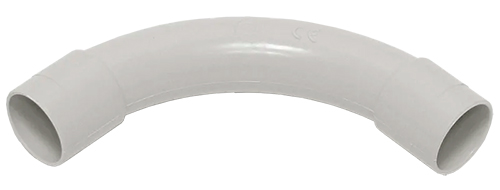 Повороты IEK ELASTA CRSG Дн16-32 материал корпуса - пластик, cоединение - труба-труба, угол наклона - 90°, серые