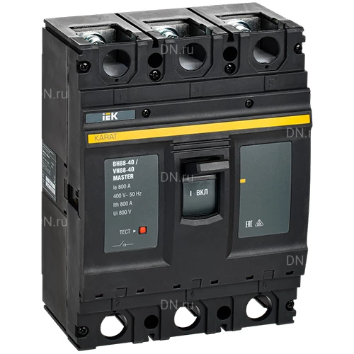 Выключатели-разъединители IEK KARAT ВН88 MASTER 3P-4P, рабочий ток 125-800А