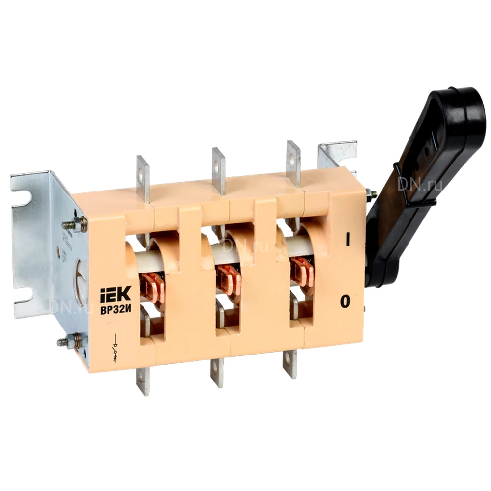 Выключатель-разъединитель GENERICA ВР32И-31А30220 трехполюсный, рабочий ток 100А, боковая рукоятка, на одно направление SRK01-100-100