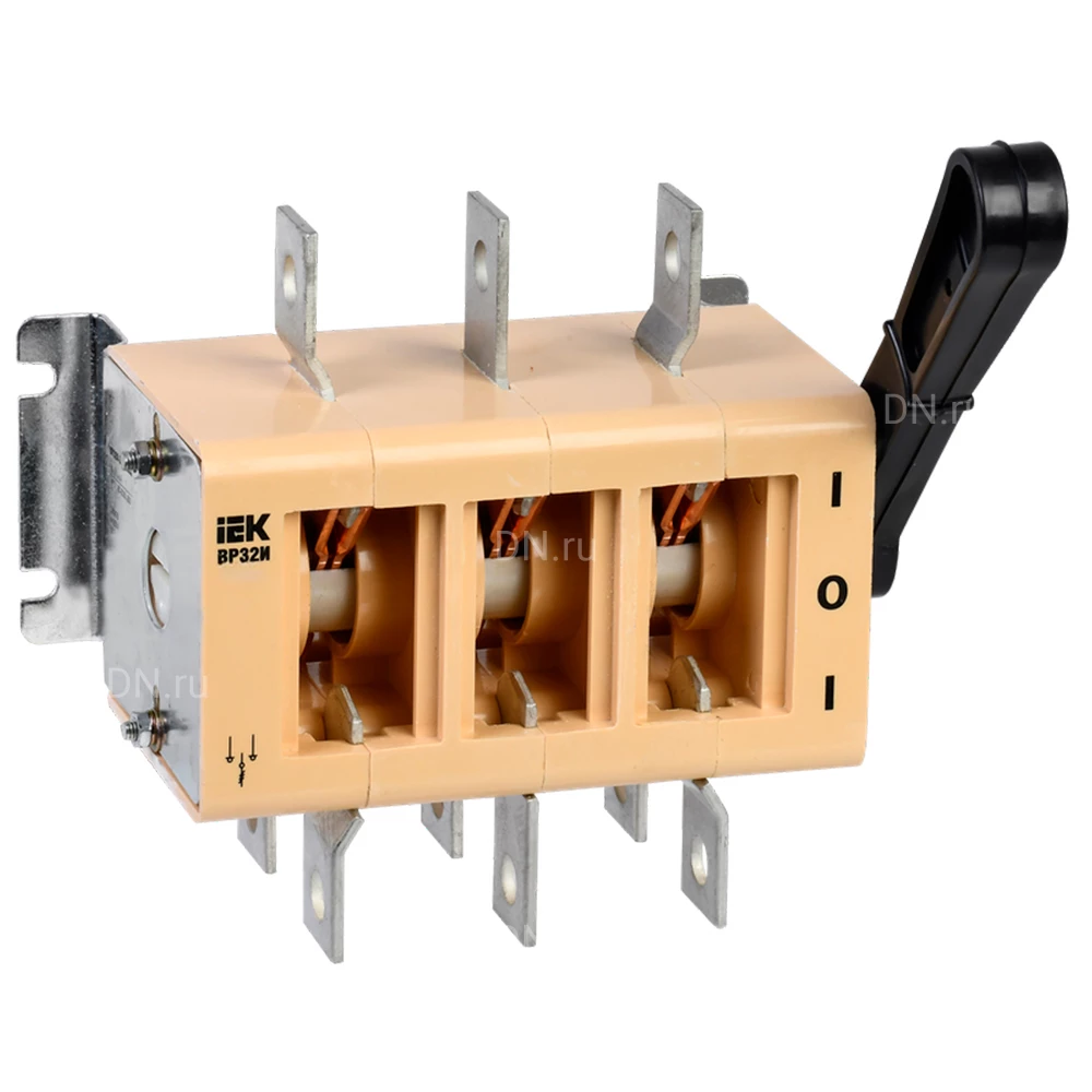 Выключатель-разъединитель GENERICA ВР32И-31А70220 трехполюсный, рабочий ток 100А, боковая рукоятка, на два направления SRK01-200-100