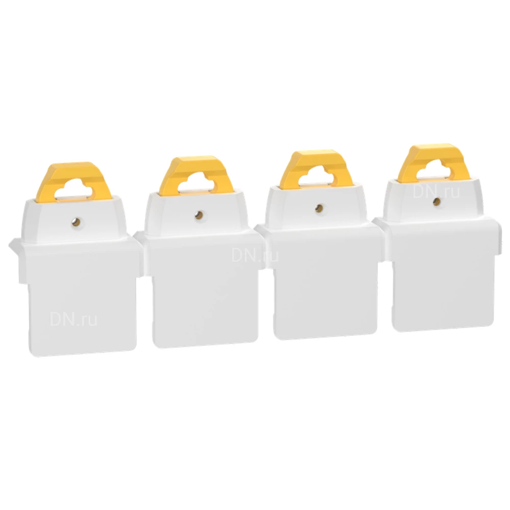 Заглушка IEK ARMAT пломбировочная для модульного оборудования, белая AR-AUX-OTL