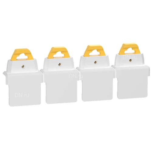 Заглушки IEK ARMAT пломбировочные для модульного оборудования, белые