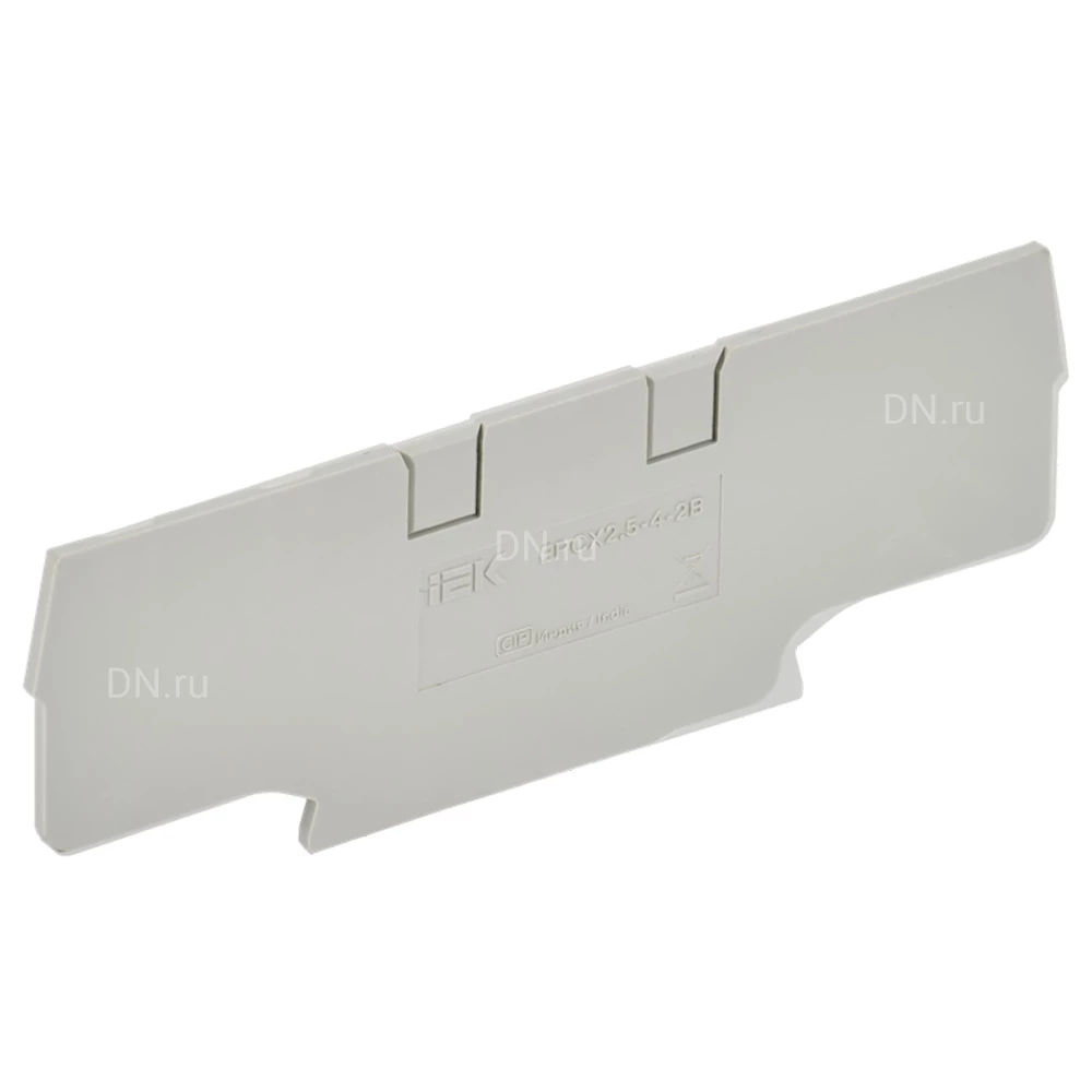 Заглушка IEK ARMAFIX EPCX2.5-4-2B для колодки клеммной CX2.5-4-2B, материал - полиамид, цвет - серый AF-CT40-06-22-K03-002-ZGL