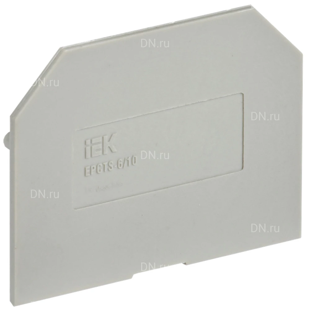 Заглушка IEK ARMAFIX CTS 6/10мм² для колодки клеммной, материал - пластик, цвет - серый YCT10-00-K03-006-ZGL