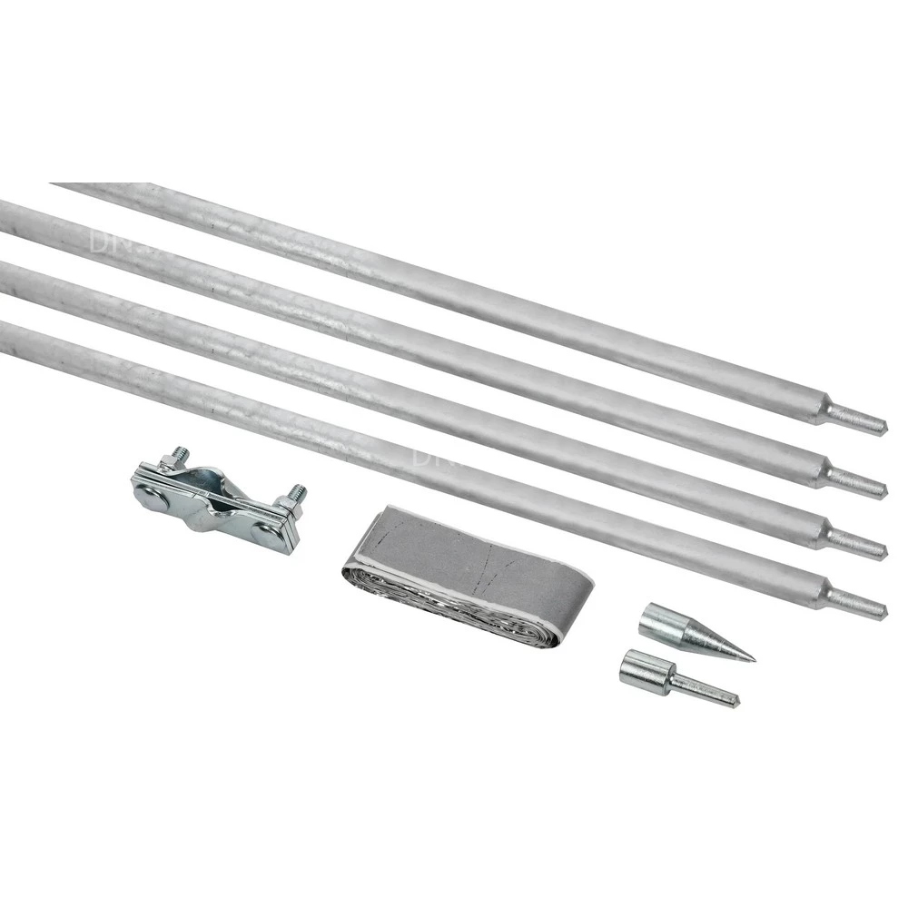 Комплект заземления IEK 6/16 безмуфтовое, диаметр стержня - 16мм, глубина очага заземления - 6мм, материал - горячеоцинкованная сталь ZKZ11-14-016-06