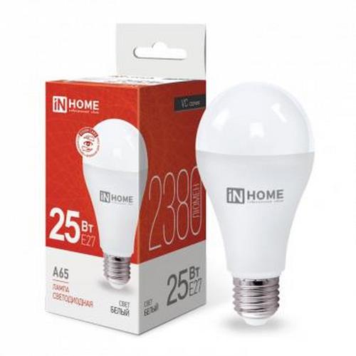 Лампы светодиодные IN HOME LED-A65-VC опаловые E27