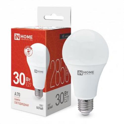Лампы светодиодные IN HOME LED-A70-VC опаловые E27