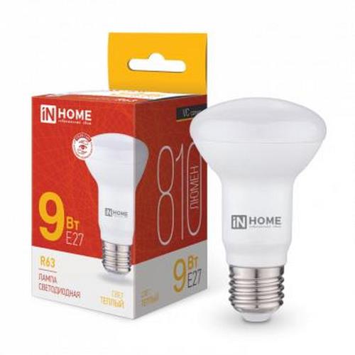 Лампы светодиодные IN HOME LED-R63-VC E27