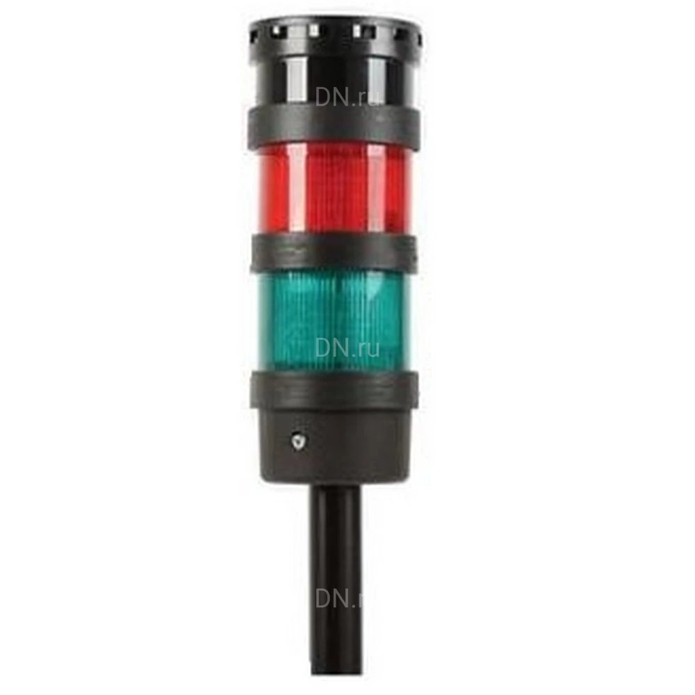 Колонна светосигнальная INNOCONT TL70B-220-RG-455 диаметр - 70мм, постоянное свечение, с зуммером, цвет - красный/зеленый, 220В, IP65