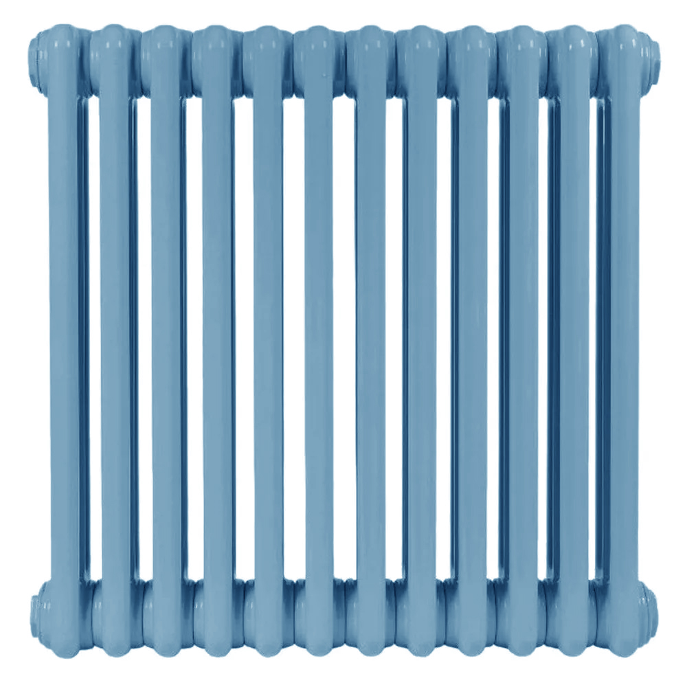 Радиатор стальной трубчатый IRSAP Tesi 6 высота 565 мм, 17 секций, присоединение резьбовое - 1/2″, подключение - боковое T02, теплоотдача 2319 Вт, цвет - нежно-голубой
