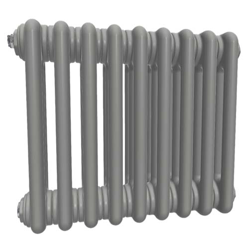 Радиаторы стальные трубчатые IRSAP Tesi 3 высотой 400 мм, 18-40 секций, присоединение резьбовое - 1/2″, подключение - нижнее со встроенным вентилем сверху T25, цвет - серый Манхэттен