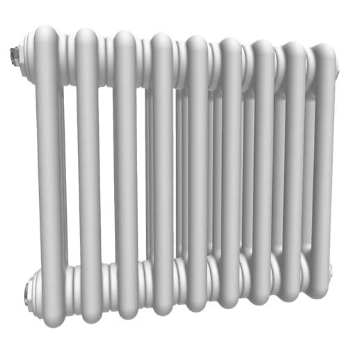 Радиаторы стальные трубчатые IRSAP Tesi 3 высотой 565 мм, 36 секций, присоединение резьбовое - 1/2″, подключение - нижнее со встроенным вентилем сверху T25, цвет - белый матовый