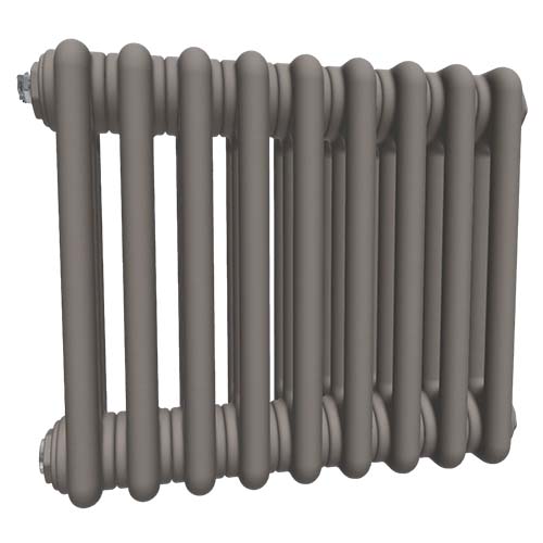 Радиаторы стальные трубчатые IRSAP Tesi 3 высотой 500 мм, 20 секций, присоединение резьбовое - 1/2″, подключение - нижнее со встроенным вентилем сверху T25, цвет - жемчужно-серый