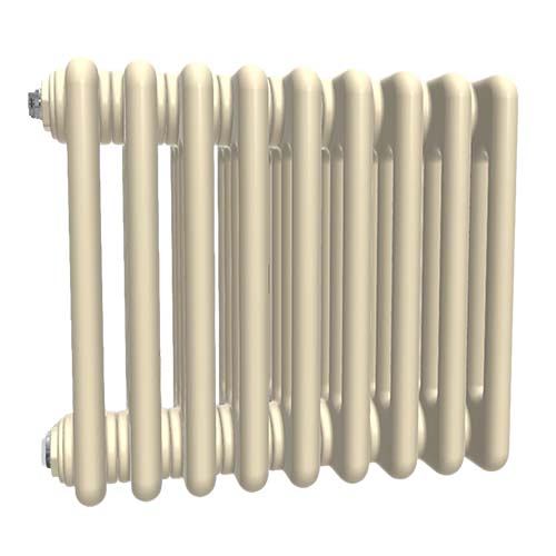Радиаторы стальные трубчатые IRSAP Tesi 4 высотой 500 мм, 26-32 секции, присоединение резьбовое - 1/2″, подключение - нижнее со встроенным вентилем сверху T25, цвет - кремово-белый