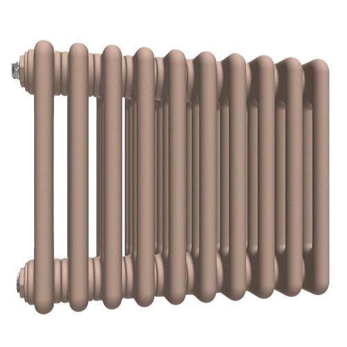 Радиаторы стальные трубчатые IRSAP Tesi 4 высотой 300 мм, 26-28 секций, присоединение резьбовое - 1/2″, подключение - нижнее со встроенным вентилем сверху T25, цвет - кварц 1