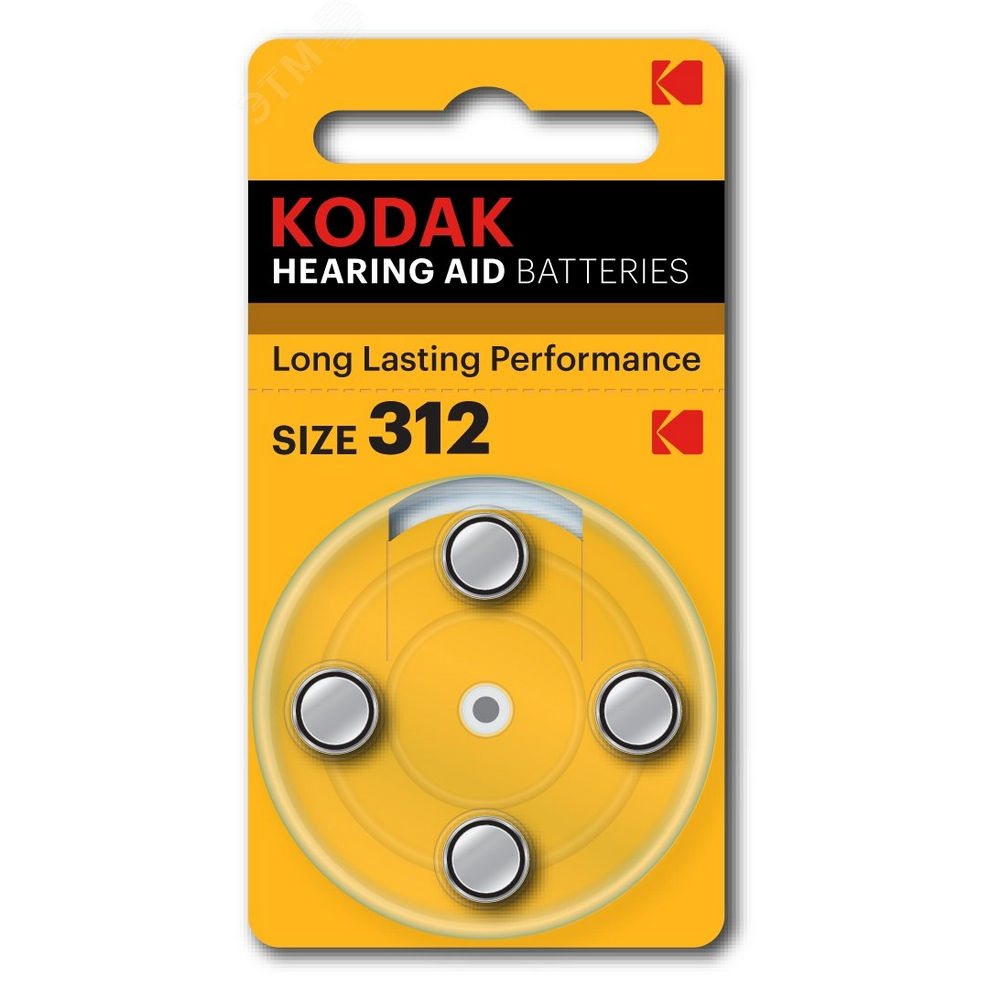 Батарейки KODAK MAX Hearing Aid количество - 4, размер - ZA312