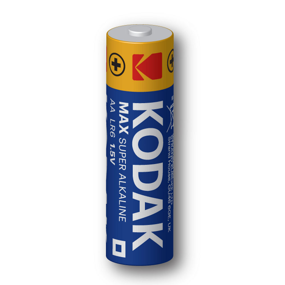 Батарейка KODAK MAX SUPER Alkaline количество - 1, размер - AA