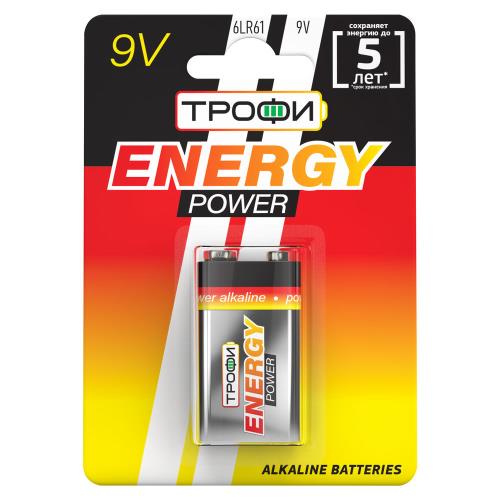 Батарейки ТРОФИ ENERGY POWER Alkaline количество 1-96, размер - AAA, LR03-LR20, емкость 0.11-2.75 Ач