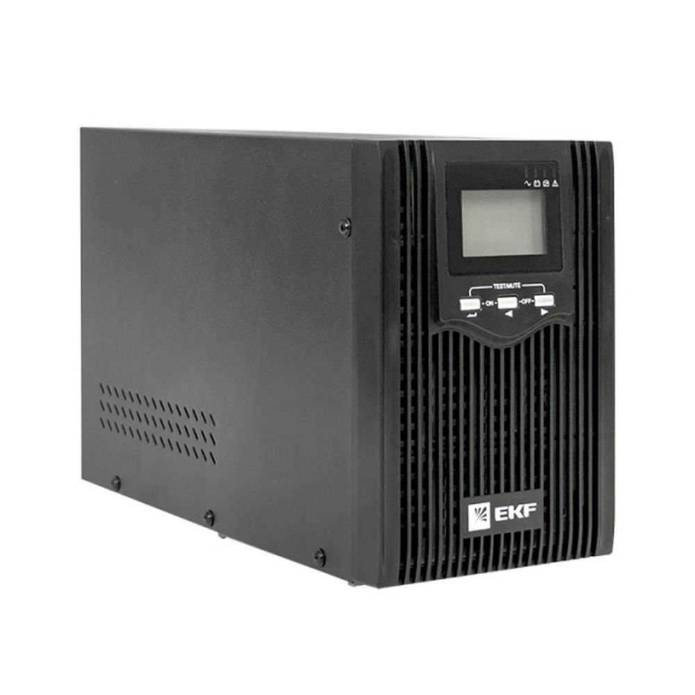 Источник бесперебойного питания (ИБП) EKF E-Power PSW600 PROxima 1000 ВА, RJ45, АКБ 2 х 12 В 7 Ач, 1 х СE13, 2 x schuko, 800 Вт, USB, линейно-интерактивный, напольный