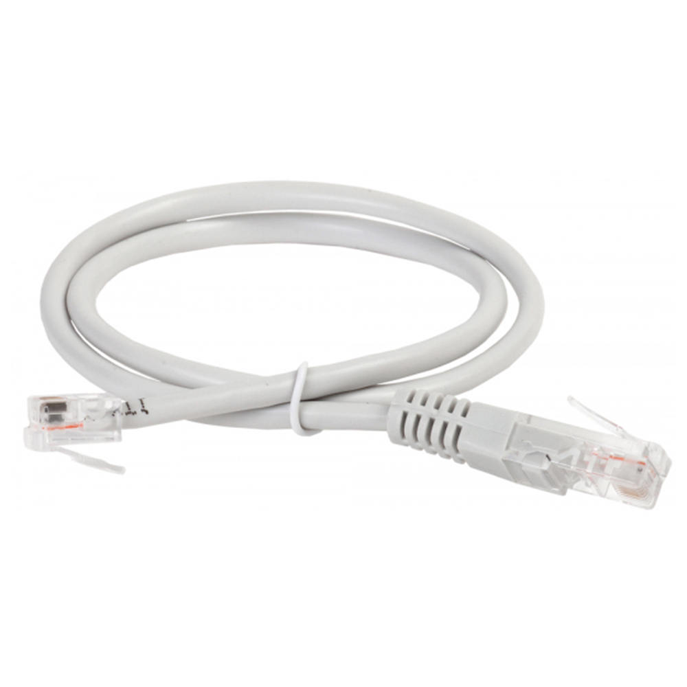 Патч-корд ITK RJ45-RJ12 24AWG длина кабеля - 2 м, категория - 3, материал оболочки - ПВХ, цвет - серый