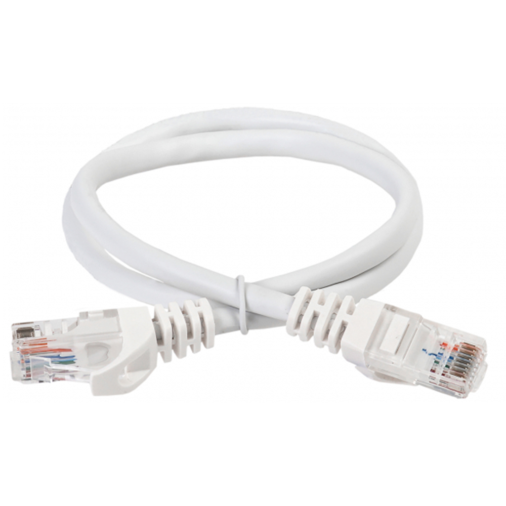 Патч-корд ITK UTP 24AWG длина кабеля - 2 м, категория - 5Е, тип разъема - RJ-45, материал оболочки - LSZH, цвет - белый