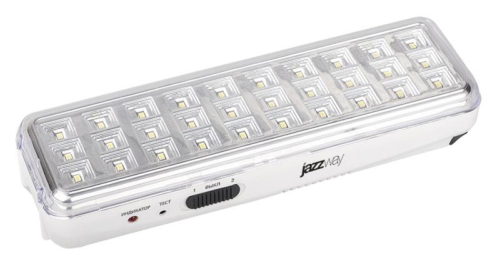 Фонари-светильники светодиодные JazzWay Accu9-L30 аккумуляторные Li-ion 3.7В, 1200мАч, 30 светодиодов, корпус АБС - пластик, цвет белый