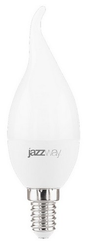 Лампы светодиодные JazzWay PLED-SP CA37 мощность - 7-9 Вт, цоколь - E14, световой поток - 560-820 Лм, цветовая температура - 2700-5000 К, форма - свеча на ветру (тип СА)