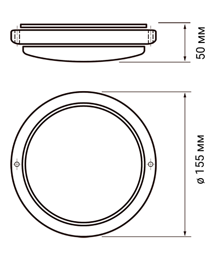 Светильник светодиодный JazzWay ДБП PBH-PC2-RS Sensor,12 Вт, цветовая температура - 4000 K, световой поток - 960 Лм, степень защиты - IP65