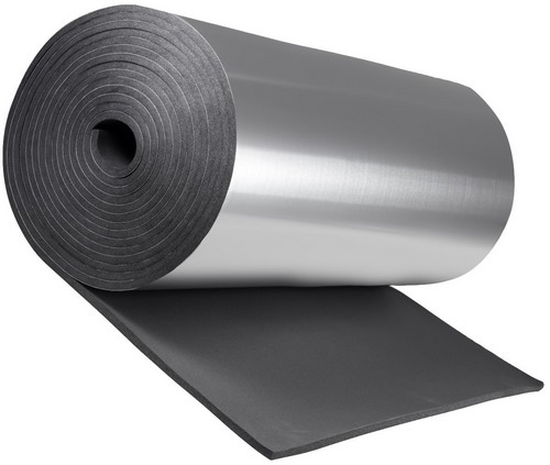 Рулоны теплоизоляционные K-flex ST AL Clad толщина 6-32 мм, длина 4-30 м, материал - вспененный каучук с покрытием - AL CLAD, черные