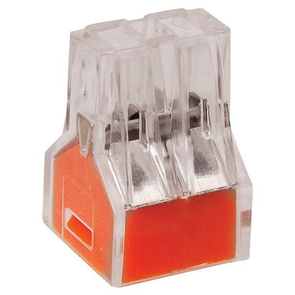 Клемма строительно-монтажная IEK СМК 773 400 В, 24 А, зажимов - 4 шт., количество - 1 шт., цвет - оранжевый