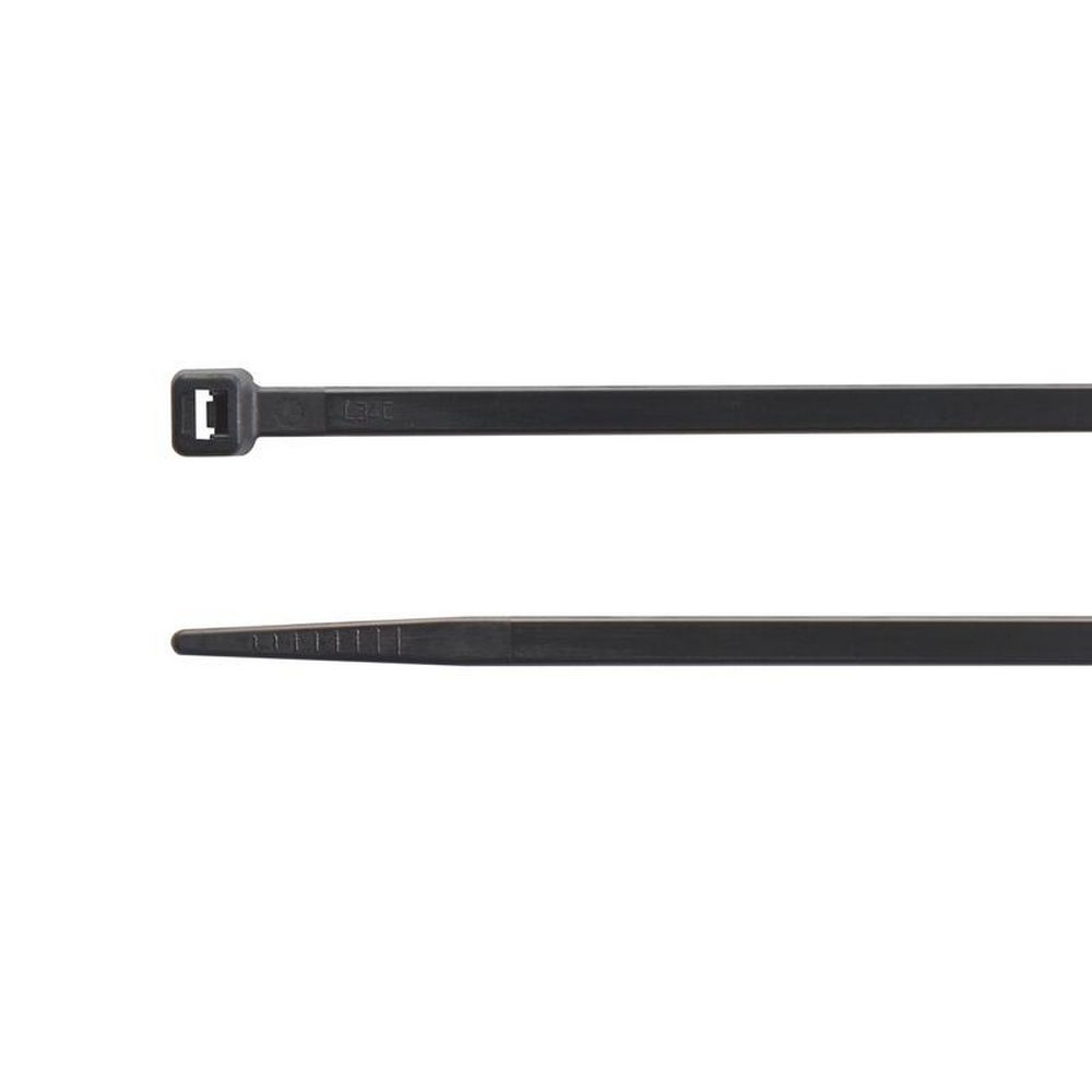 Хомут кабельный BM ширина - 3.6 мм, длина - 370 мм, количество - 100 шт., устойчивый к УФ полиамид, черный