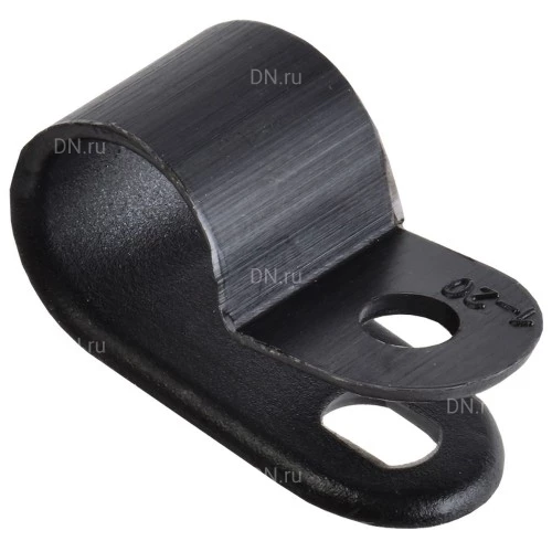 Скобы крепежные IEK диаметр - 5.7-19.4мм, цвет - черный, белый , материал - нейлон