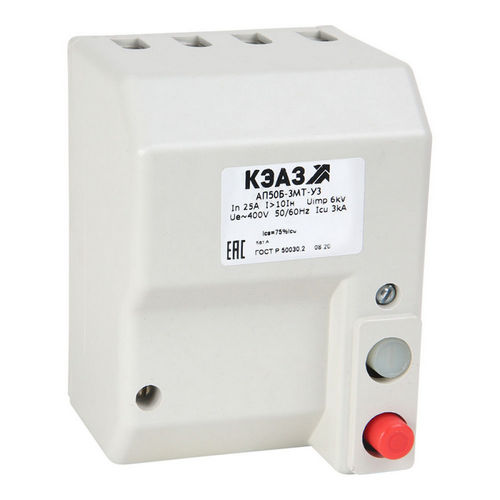 Автоматические выключатели трехполюсные КЭАЗ АП50Б-3МТ, сила тока 10-63 A