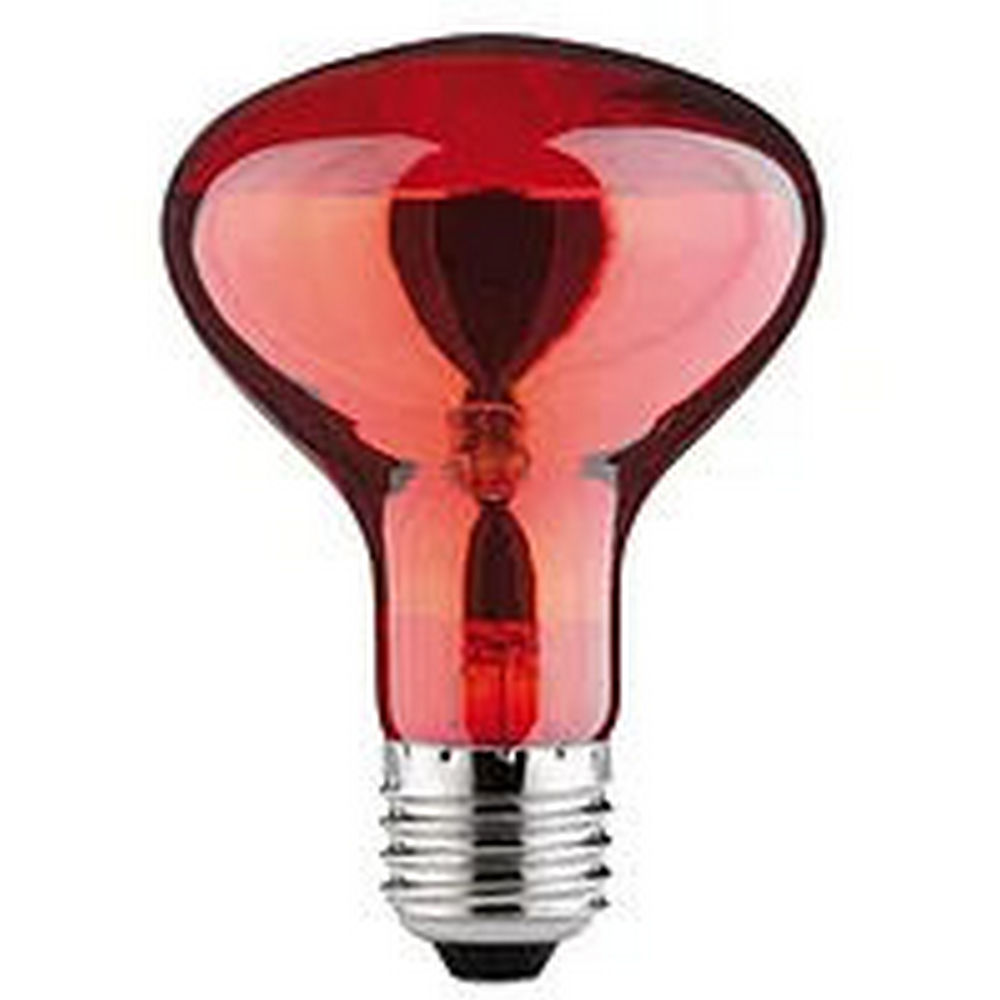 Лампа-термоизлучатель КЭЛЗ ИКЗК, мощность - 60 Вт, цоколь - E27, форма - рефлектор