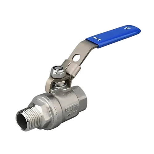 Краны шаровые полнопроходные муфтовые САГА S-BMfmXX-4 Ду15-32 из нержавеющей стали AISI304, с рукояткой