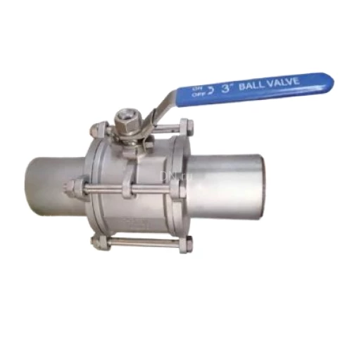 Краны шаровые САГА S-BWXX-4 Ду10-150 полнопроходные трехсоставные под приварку