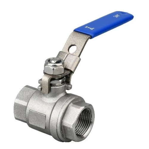 Краны шаровые полнопроходные муфтовые САГА S-BMXX-4 Ду8-100 из нержавеющей стали AISI304, с рукояткой