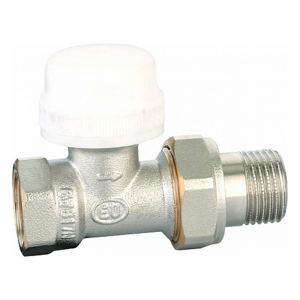 Клапан автоматический терморегулирующий Kromwell EU.ST6121 1/2″ Ду15 Ру10 прямой, латунный никель, внутренняя/наружная резьба