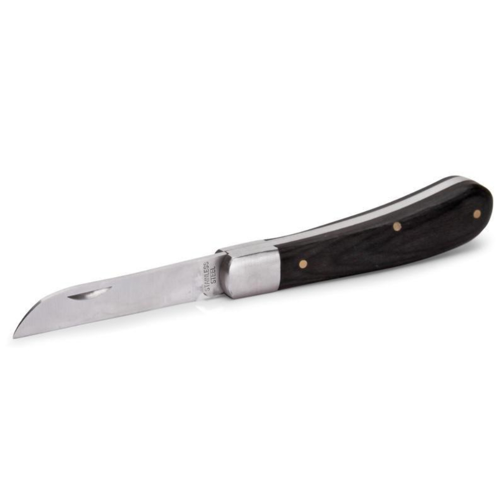 Нож монтерский КВТ Профи НМ-03 малый складной с прямым лезвием, длина лезвия - 98 мм