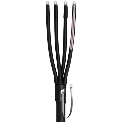 Муфты кабельные КВТ 4ПКТп-1нг-LS концевые, количество жил - 4, сечение жил 70-240 мм2, напряжение 1кВ с болтовыми наконечниками без брони для кабелей с пластмассовой изоляцией