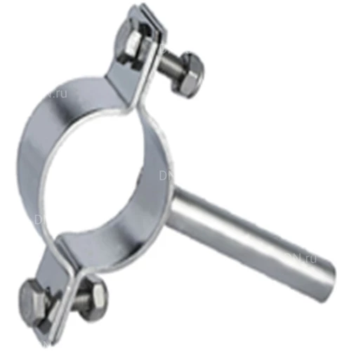 Хомуты на ножке LEADTEK, корпус - нержавеющая сталь AISI304 (CF8), DIN стандарт
