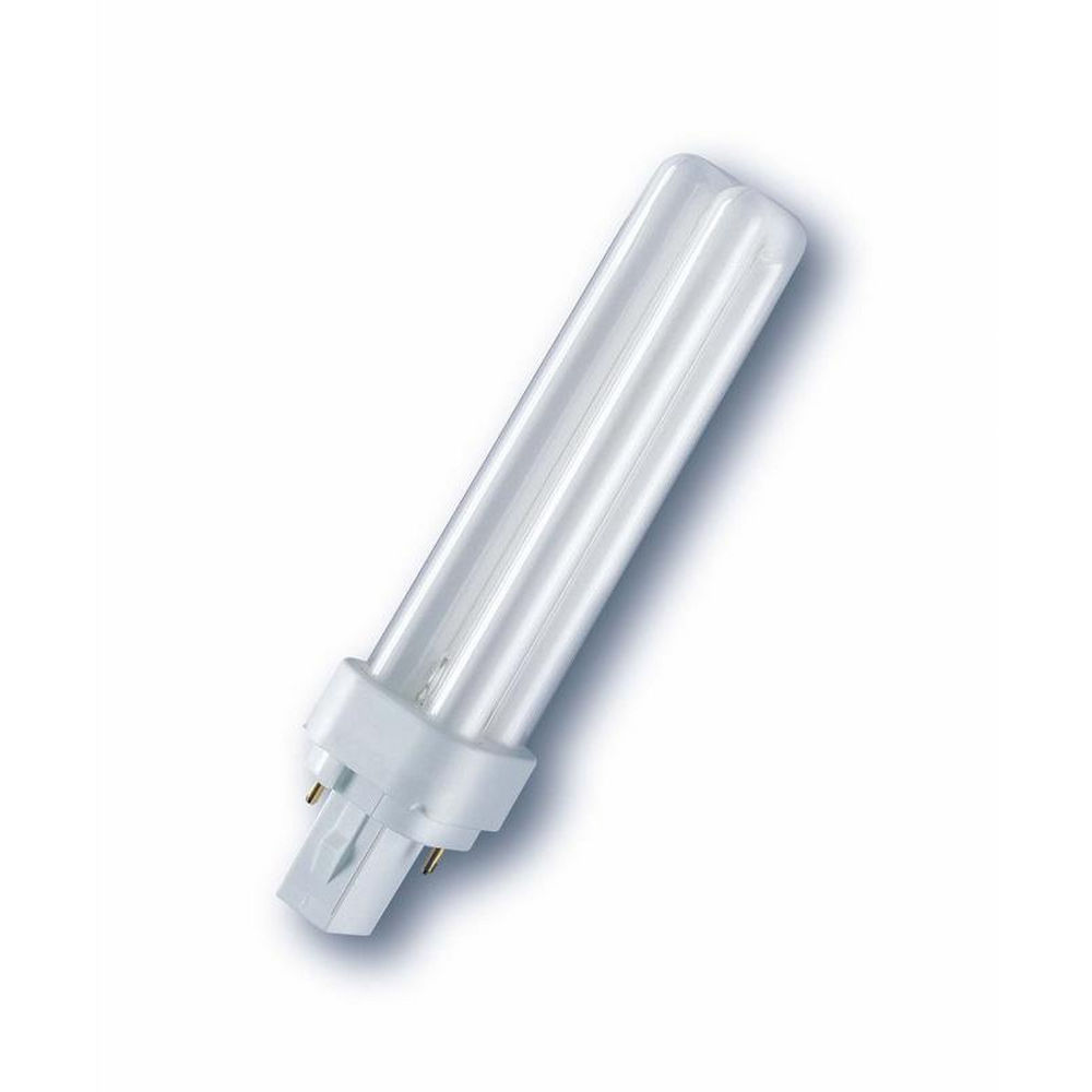 Лампа люминесцентная LEDVANCE DULUX D/E, мощность - 26 Вт, цоколь - G24q-3, световой поток - 1800 лм, цветовая температура - 3000 K