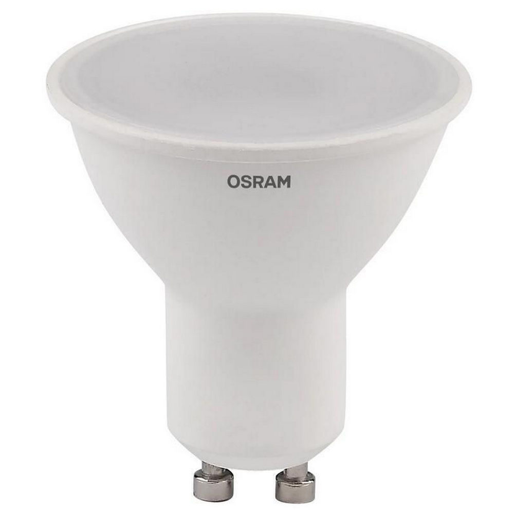 Лампа светодиодная LEDVANCE LED Value LVPAR1635 матовая, мощность - 5 Вт, цоколь - GU10, световой поток - 400 лм, цветовая температура - 4000 K, форма - софит