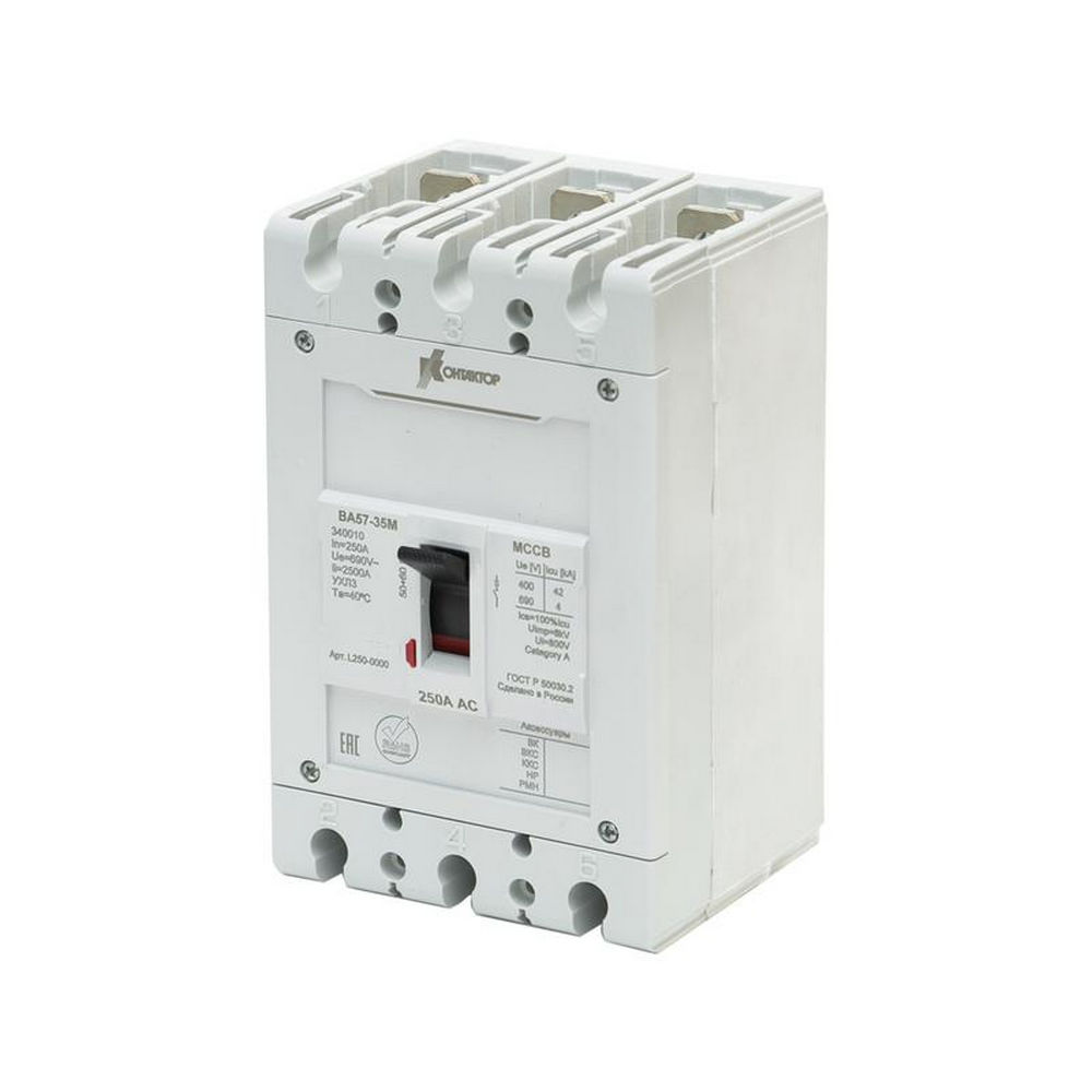Автоматический выключатель трехполюсный Legrand ВА57-35М-340010 200 А, сила тока 200 A