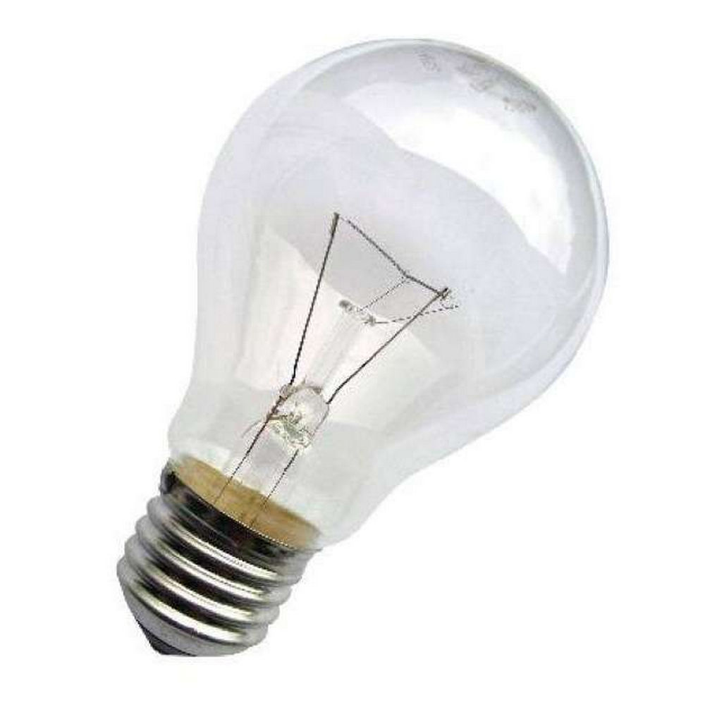 Лампа накаливания Лисма Б, мощность - 75 Вт, цоколь - E27, световой поток - 935 лм, форма - грушевидная