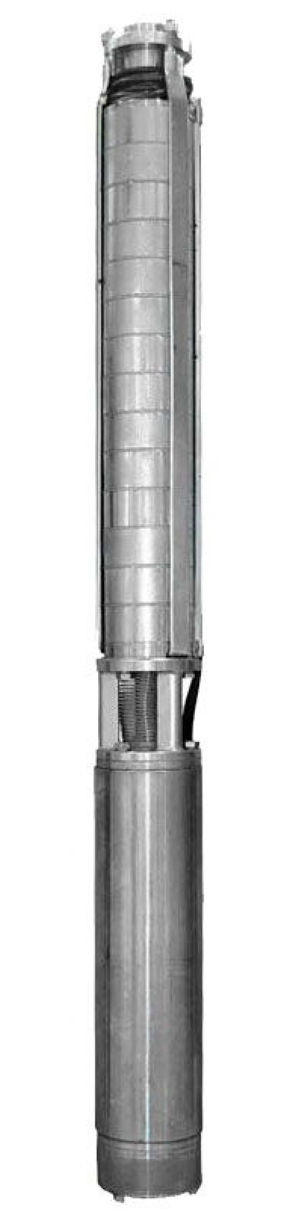 Насос скважинный Ливнынасос ЭЦВ 4-2.5-180 центробежный, производительность 2.5 м3/час, напор 180 м, мощность 3 кВт, напряжение трехфазной сети 380В